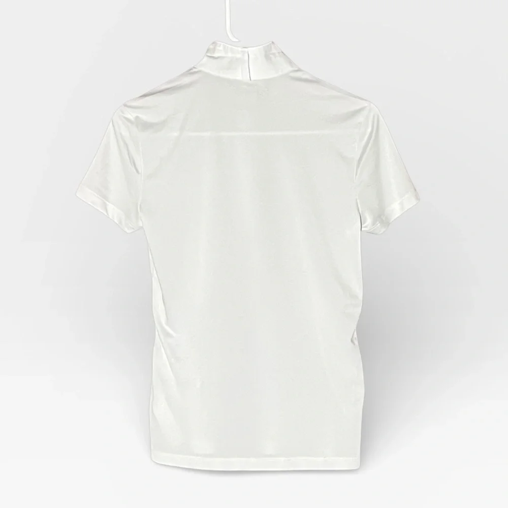 Ariat® Ladies’ White Aptos Equestrian Show Short  Sleeve Event Dressage NWOT XS - Picture 8 of 8